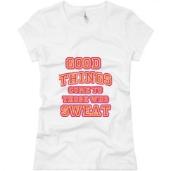 Ladies Slim Fit Basic Promo Jersey Tee