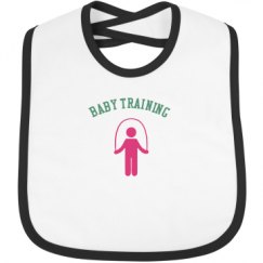 Infant Contrast Trim Bib