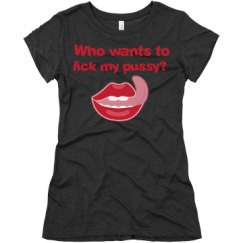 Ladies Slim Fit Super Soft Triblend Tee