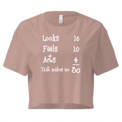 Ladies Festival Cali Crop Top Tee