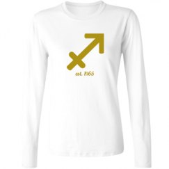 Ladies Relaxed Fit Basic Long Sleeve Tee