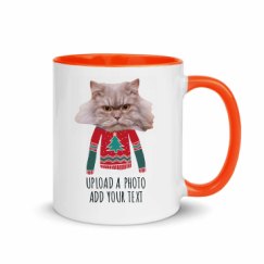 11oz Ceramic Mug with Color Inside