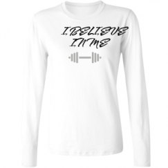Ladies Relaxed Fit Basic Long Sleeve Tee