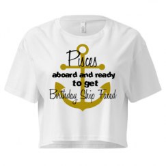 Ladies Festival Cali Crop Top Tee