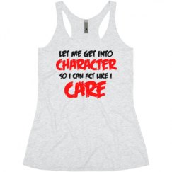 Ladies Slim Fit Super Soft Racerback Triblend Tank