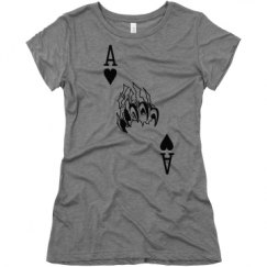 Ladies Slim Fit Super Soft Triblend Tee
