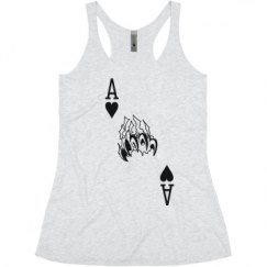 Ladies Slim Fit Super Soft Racerback Triblend Tank