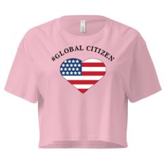 Ladies Festival Cali Crop Top Tee