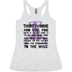 Ladies Slim Fit Super Soft Racerback Triblend Tank