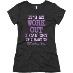 Ladies Slim Fit Super Soft Triblend Tee