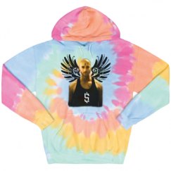 Unisex Tie-Dye Fleece Hoodie