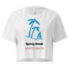 Ladies Festival Cali Crop Top Tee