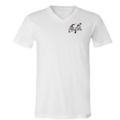 Unisex V-Neck Jersey Tee