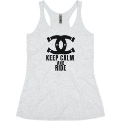 Ladies Slim Fit Super Soft Racerback Triblend Tank