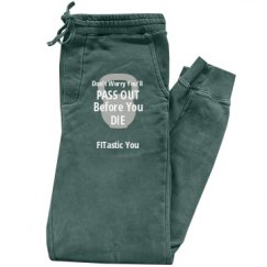 Pigment-Dyed Fleece Pants