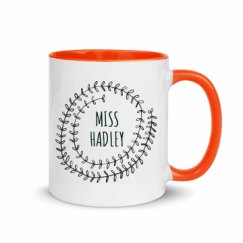 11oz Ceramic Mug with Color Inside