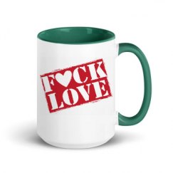 15oz Ceramic Mug with Color Inside