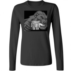 Ladies Relaxed Fit Basic Long Sleeve Tee