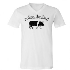 Unisex V-Neck Jersey Tee