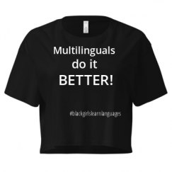 Ladies Festival Cali Crop Top Tee