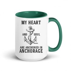 15oz Ceramic Mug with Color Inside