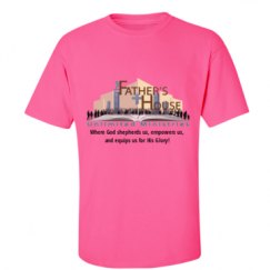 Unisex Ultra Cotton Safety Neon Crewneck Tee