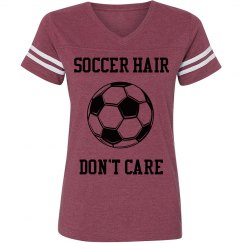 Soccer hair