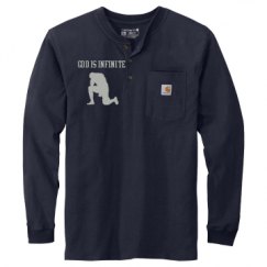Unisex Carhartt Long Sleeve Henley Tee 