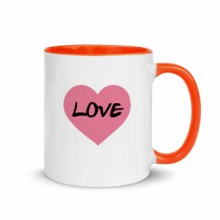 11oz Ceramic Mug with Color Inside