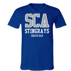 Unisex V-Neck Jersey Tee