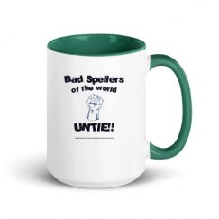 15oz Ceramic Mug with Color Inside