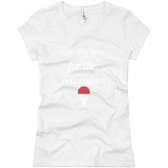 Ladies Slim Fit Basic Promo Jersey Tee