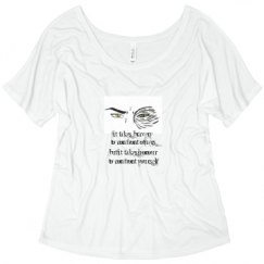 Ladies Flowy Slouchy Tee