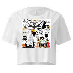 Ladies Festival Cali Crop Top Tee