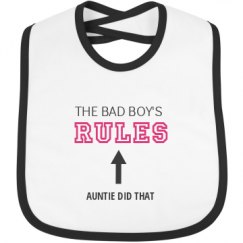 Infant Contrast Trim Bib