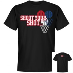 Shoot your shot graphic tee