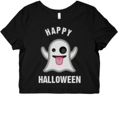 Ladies Slim Fit Crop Top Tee