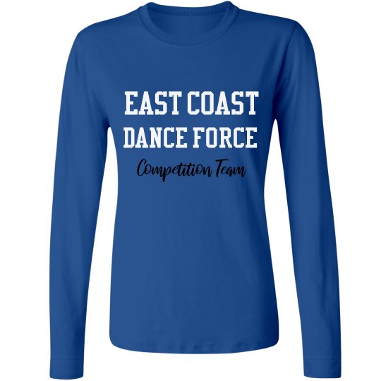 ECDF Ladies Relaxed Fit Basic Long Sleeve Tee