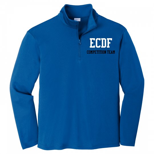 ECDF Youth Sport-Tek Quarter Zip Pullover
