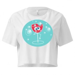 Ladies Festival Cali Crop Top Tee