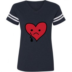Ladies Relaxed Fit Vintage Sports Tee