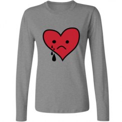 Ladies Relaxed Fit Basic Long Sleeve Tee