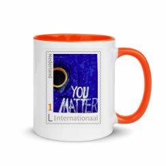 11oz Ceramic Mug with Color Inside