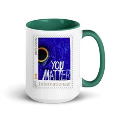 15oz Ceramic Mug with Color Inside