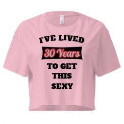 Ladies Festival Cali Crop Top Tee