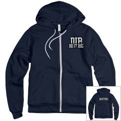 Navy colored designers hoodie 