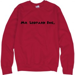 Mr. Leopard Inc. logo crewneck sweatshirt 