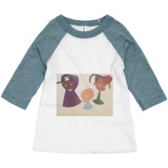 Toddler 3/4 Sleeve Raglan Tee