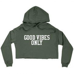 Ladies Crop Hoodie