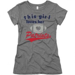 Ladies Slim Fit Super Soft Triblend Tee